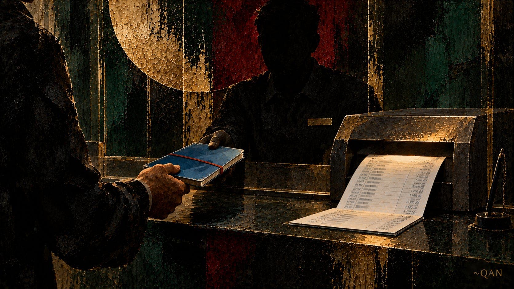 The Passbook That Only Updates When You Bring It Back