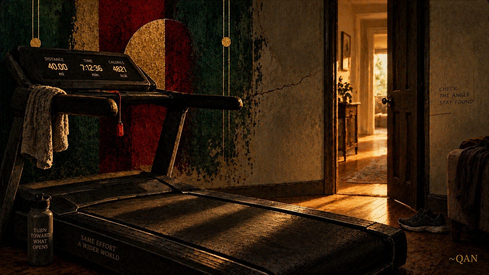 The Treadmill That Never Faced a Door